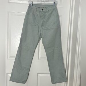 Lyyke Wullf Cotton Straight Leg Pants Sz 6